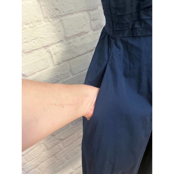 Eshakti Navy, Short Sleeve Custom Dress Size S. Fit & Flare Styling. - Picture 5 of 9